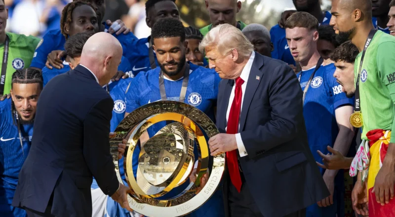 Donald Trump to present World Cup trophy to winners, says Gianni Infantino